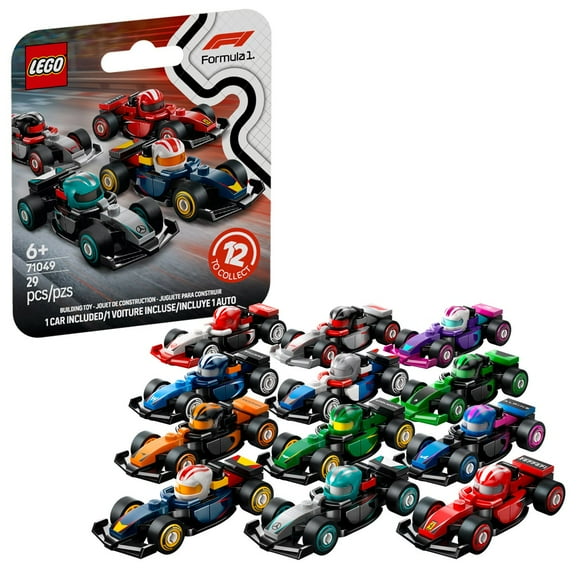 LEGO Ensemble de Construction de Voitures de Course F1 de Collection (Caisse de 36) 71049