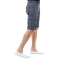 thumbnail image 3 of X RAY JEANS Men's Belted 12.5" Inseam Knee Length Cargo Shorts, Steel, 32, 3 of 4