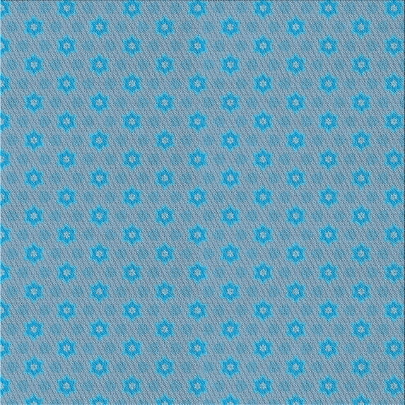 Ahgly Company Machine Washable Indoor Square Transitional Blue Diamond Blue Area Rugs, 5' Square