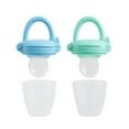thumbnail image 5 of Munchkin® Silicone Infant Baby Food Feeder, Blue/Mint, Unisex, 2 Pack, 5 of 7