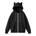 thumbnail image 7 of HongQid Womens Zip Up Hoodies Long Sleeve Oversized Sweatshirts Y2K Jacket Pockets Fall Outfits Fashion Clothes, 7 of 7