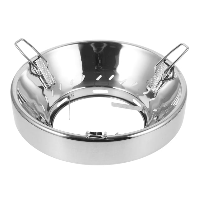 Moluckfu Soporte Para Wok Plateado Resistente Y Antiviento Para De Gas En Casa