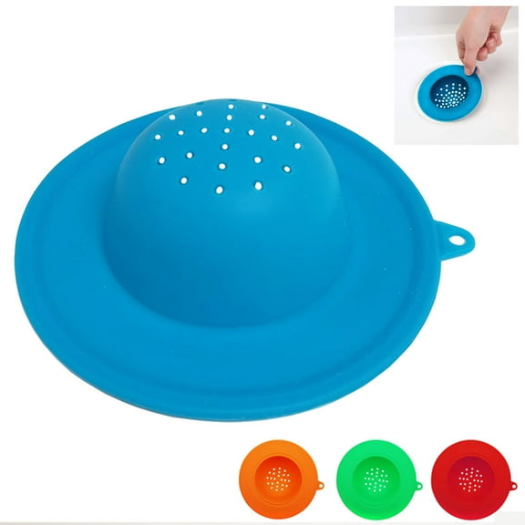Kitchen Sink Strainer Silicone Filter Drain Protector Food Trap Debris Waste