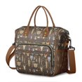 thumbnail image 1 of Cute Bear Insulated Lunch Bag – Large Leakproof Cooler Tote with Artistic Brown Bear Cartoon Print, Dual Compartment Reusable Lunch Box for Forest and Winter Lovers, 1 of 6