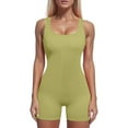 thumbnail image 2 of Cathalem Womens Jumpsuit Elastic Waist Stretchy Romper,AG S, 2 of 4