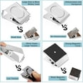 thumbnail image 2 of Extra Large Magnetic Clips - 4 Pack, Heavy Duty Fridge Magnet Clips for Home, Office, Whiteboard, 2 of 5