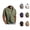Green, variant on Mens Dress Shirts Summer Short Sleeve Button Down Lapel Collar Business Casual Work Shirt