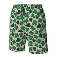 thumbnail image 4 of Balery Happy St. Patrick's Day Traje de Baño Estilo Hawaiano para Hombre, Shorts de Secado Rápido con Bolsillos-XX-Large, 4 of 6