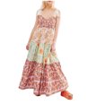 thumbnail image 2 of FcBaudy Camisole Sans Manches Robe Col en V, Robes d'Été pour Femmes, Robes de Mode pour Femmes Robes d'Été Décontractées Sans Manches Imprimées Robes de Plage Boho Robe pour Femmes, 2 of 9
