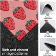 thumbnail image 3 of Red Strawberry Plants Fruit Pink Pattern Kitchen Rugs Sets Of 3,Kitchen Runner Rugs Non Skid Washable,Decorative Kitchen Floor Mats for Kitchen,Sink,Laundry,17"x30"+ 17"x47" + 17"x59", 3 of 6