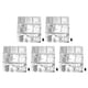 thumbnail image 1 of Saco de contenedor de agua Jadeshay 5 uds bolsa de almacenamiento de agua compacta ligera, 1 of 8