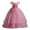Pink satin flower girl dress, variant on VEKDONE Flower Girl Tulle Dress Toddler Kids Mesh Layered Princess Dress Fashion Floral Applique Party Puff Dresses Brithday Gift for Toddler Size 9-10Years