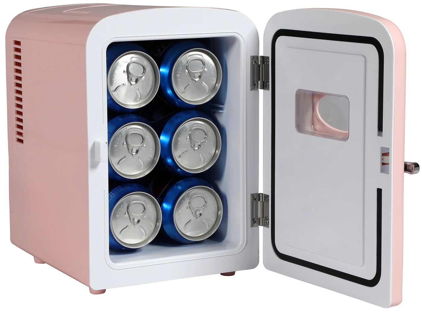 Restored Frigidaire, 6 Can/4L Mini Personal Fridge Cooler, EFMIS229, Pink (Refurbished)