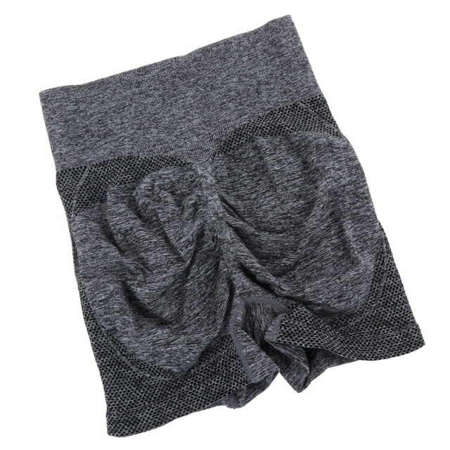 Pantalones cortos deportivos Ropa deportiva Ropa interior elástica para niñas Pantalones cortos de yoga para entrenamiento Gris Grande XL Yuyangstore pantalones cortos de yoga