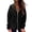 Black, variant on Zip Up Hoodie Women Lightweight Jacket Long Sleeve Casual Outdoor Sweatshirt Coat with Pockets S-2XL