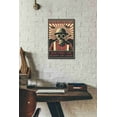 thumbnail image 2 of Epic Graffiti  'Gas Mask' Giclee Canvas Wall Art - Red 12" x 18", 2 of 2