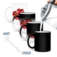 thumbnail image 4 of 3drose, Red Western Christmas Cowgirl Hat, 11oz Magic Transforming Mug, 4 of 7