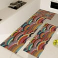 thumbnail image 3 of Farmhouse Kitchen Rug Sets 3 Pieces,Colorful Rainbow Rugs Non Slip Kitchen Rugs and Mats Set,Boho Rugs for Floor Washable Kitchen Floor Rugs for Hallway Laundry Room 20x32+20x47+20x59 Inch, 3 of 3