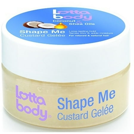 LOTTABODY Shape Me Custard Gelee with Coconut & Shea Oils, 7 oz (Pack of 3)