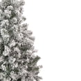 thumbnail image 4 of Northlight Medium Heavily Flocked Madison Pine Artificial Christmas Tree - 6.5' - Unlit, 4 of 6