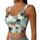thumbnail image 2 of Balery Tropical Summer Palm Sujetadores deportivos con espalda cruzada para mujer, acolchados, sin costuras, de alto impacto, ideales para yoga, gimnasio, entrenamiento y fitness.-Large, 2 of 8
