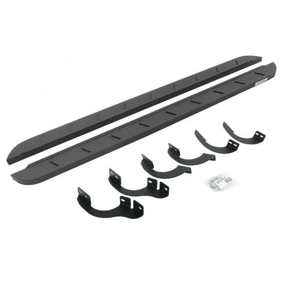 Go Rhino 63442568ST RB10 Slim Line Running Boards with Mounting Brackets Kit For 14-23 4Runner Fits select: 2016 TOYOTA 4RUNNER SR5/LIMITED/SR5 PREMIUM
