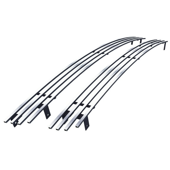 APS Premium Stainless Steel Chrome 8x6 Billet Grille Compatible with Chevy Silverado 1500 1999-2002 & 00-06 Suburban Tahoe Main Upper N19-S86058C