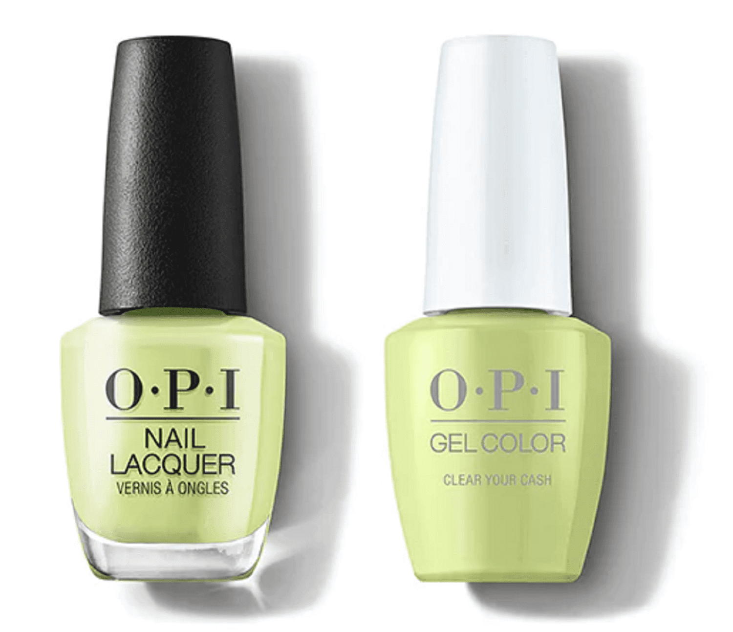 OPI Nail GelColor + Matching Polish Combo Me Myself and OPI - Clear Your Cash GC S005