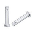 thumbnail image 4 of Single Hole Clevis Pins -6mm x 25mm Flat Head Zinc-Plating Solid Steel Link Hinge Pin 30Pcs, 4 of 5