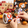 thumbnail image 6 of CCOCC 2026 New 1 Roll 500 Stickers Cute Halloween Stickers for Kids,Self Adhesive Halloween Sticker Roll Labels with Pumpkin,Halloween Birthday Party Decorations Accessories, 6 of 6