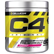 Cellucor C4 Original Pre Workout Powder, Sugar Free Preworkout Energy Supplement for Men & Women, 150mg Caffeine + Beta Alanine + Creatine, Watermelon, 60 Servings