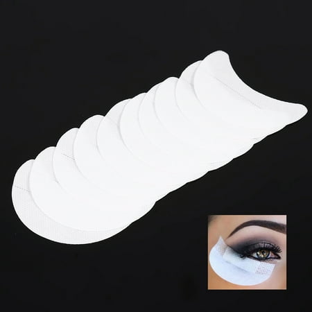 ANGGREK 10 pcs White Color Soft Under Eye Lip Patch Pad Sticker Tapes False Eyelash Eye Lashes Extension Eyeshadow Shield Makeup (Best Tape In Extensions)