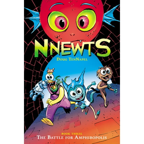 Pre-Owned The Battle for Amphibopolis: A Graphic Novel (Nnewts #3): Volume 3 (Paperback) 0545676703 9780545676700