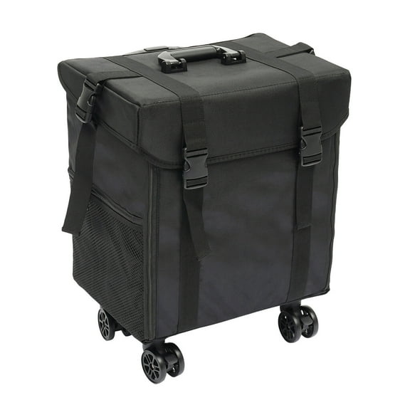 Rolling Makeup Case Modern Rolling Makeup Train Case Cosmetic Trolley Makeup Storage with Wheels