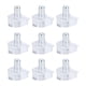 thumbnail image 3 of Soporte de clips para gabinete, 50 unidades, soporte transparente para estante, soporte para estantería, clavijas para estante optimizadas para la excelencia, 3 of 14