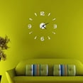 thumbnail image 3 of Fyydes Wall Clock Sticker 3D Big Watch Decor DIY Wall Modern Home Office Room Decor, Wall Watch Decor,Wall Clock, 3 of 8
