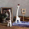 thumbnail image 4 of Giraffe Statue Wooden Giraffe Statue Desktop Decor Giraffe Decor B, 4 of 5