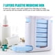 thumbnail image 3 of Pastillero Medicamento Organizador Portátil 28 Rejillas 7 Capas Caja Almacenamiento Semanal Plástico Medicamentos Viajes Amonsee No, 3 of 5