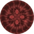 thumbnail image 1 of Ahgly Company Machine Washable Indoor Round Transitional Red Area Rugs, 5' Round, 1 of 7
