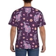thumbnail image 3 of Bixox Men's Snake And Flower Printed Short Sleeve Skinny Athletic T-Shirt, 3 of 6