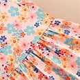 thumbnail image 4 of YUSIM Toddler Girls Floral Dresses- Flowy Cute Casual Sleeveless Summer Shirt Dress Yellow Size 4 T, 4 of 5