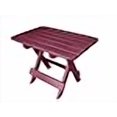 thumbnail image 3 of Phat Tommy Table d'Appoint Pliant pour Patio Extérieur - Table d'Appoint Adirondack en Poly - Table d'Appoint Toutes Saisons pour Votre Patio, Terrasse Ou Balcon (Rouge Foncé), 3 of 4
