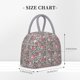 thumbnail image 2 of Fotbe Rose Mix Leopard 3 Bolsa de Almuerzo con Estampado, Lonchera Aislada, Contenedor de Comida Reutilizable Tipo Cooler a Prueba de Fugas, 2 of 6