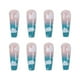 thumbnail image 3 of Ataúd Prensa en uñas Nubes Uñas postizas Uñas postizas largas Azul Diamantes de imitación de lujo Lindas uñas de cubierta completa Puntas de uñas acrílicas para mujeres y niñas-24 piezas (, 3 of 4
