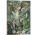 thumbnail image 1 of ARTCANVAS The Annunciation 1597 Canvas Art Print by El Greco - Size: 40" x 26" (1.50" Deep), 1 of 9