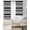 Navy blue, brown, gray, variant on Grey Navy Blue Striped Black Out Curtains 72 Inch Long, Light Blocking Drapes with Black Liner, Farmhouse Stripes Modern Abstract Art Blackout Curtains for Bedroom Living Room 52"x72" 2 Panels