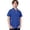 Blue, variant on Boys Girls Polo Shirt Summer Short Sleeve Lapel Collared Basic Tshirts Kids Uniform Shirts