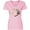 Classic Pink, variant on Inktastic Cute Ferret Heart Women's V-Neck T-Shirt