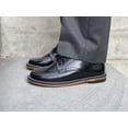 thumbnail image 3 of Zapato Escolar mocasin niño/niña Negro De Piel, 3 of 5