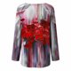 thumbnail image 5 of ICHUANYI Liquidación Mujeres Clásico Flores Impreso Tops Sueltos Manga Larga Camisetas Cuello Redondo Blusa ICHUANYI WER202308230030, 5 of 5